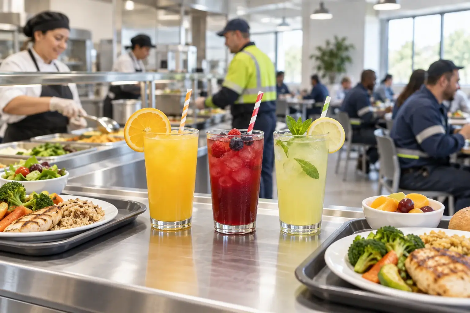 Pulpa para bebidas en comedores industriales con Pulpamia